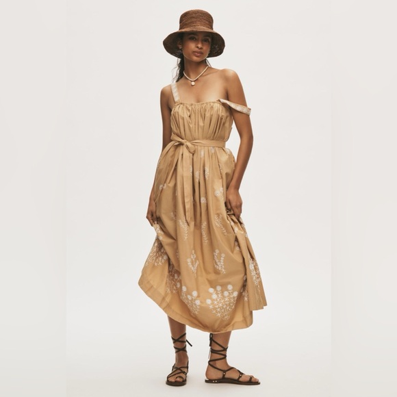 Anthropologie MOTHER More Is More Sleeveless Maxi Dress